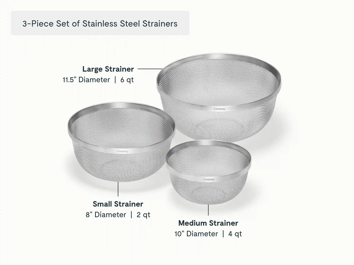 Stainless Steel Strainer Set